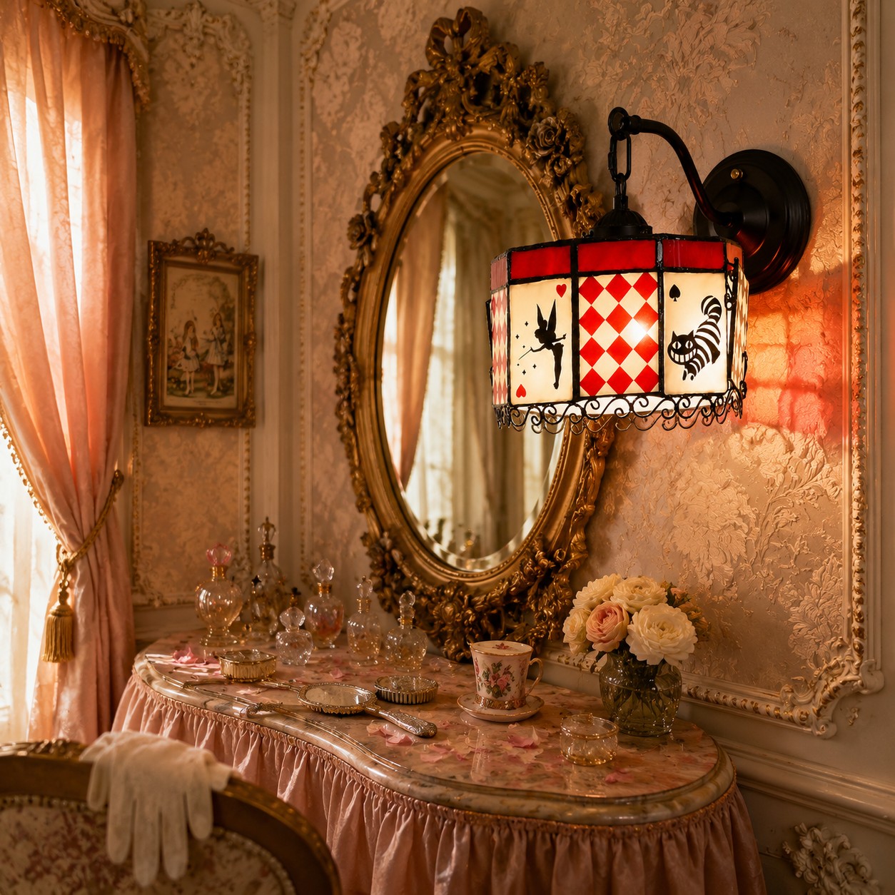 Alice Storybook Glass Wall Sconce format view