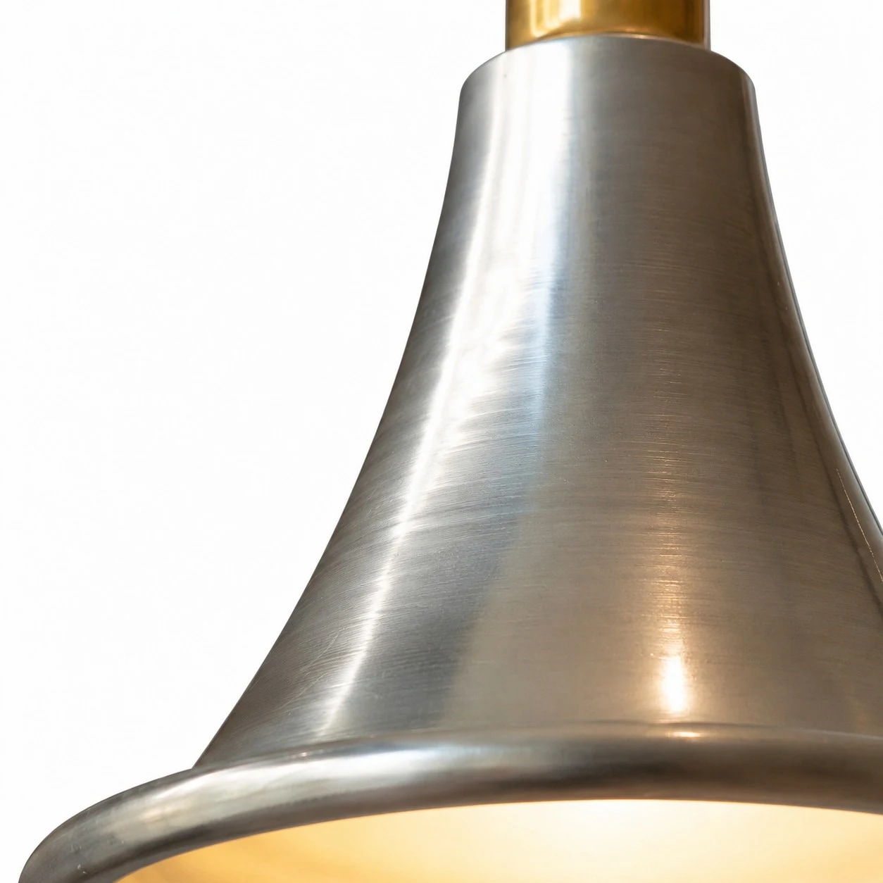 Brushed iron shade detail