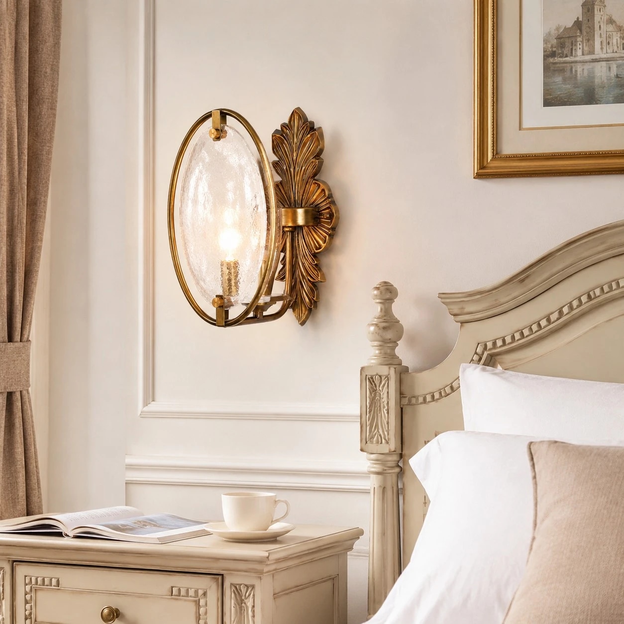 A soft wall accent for classic rooms