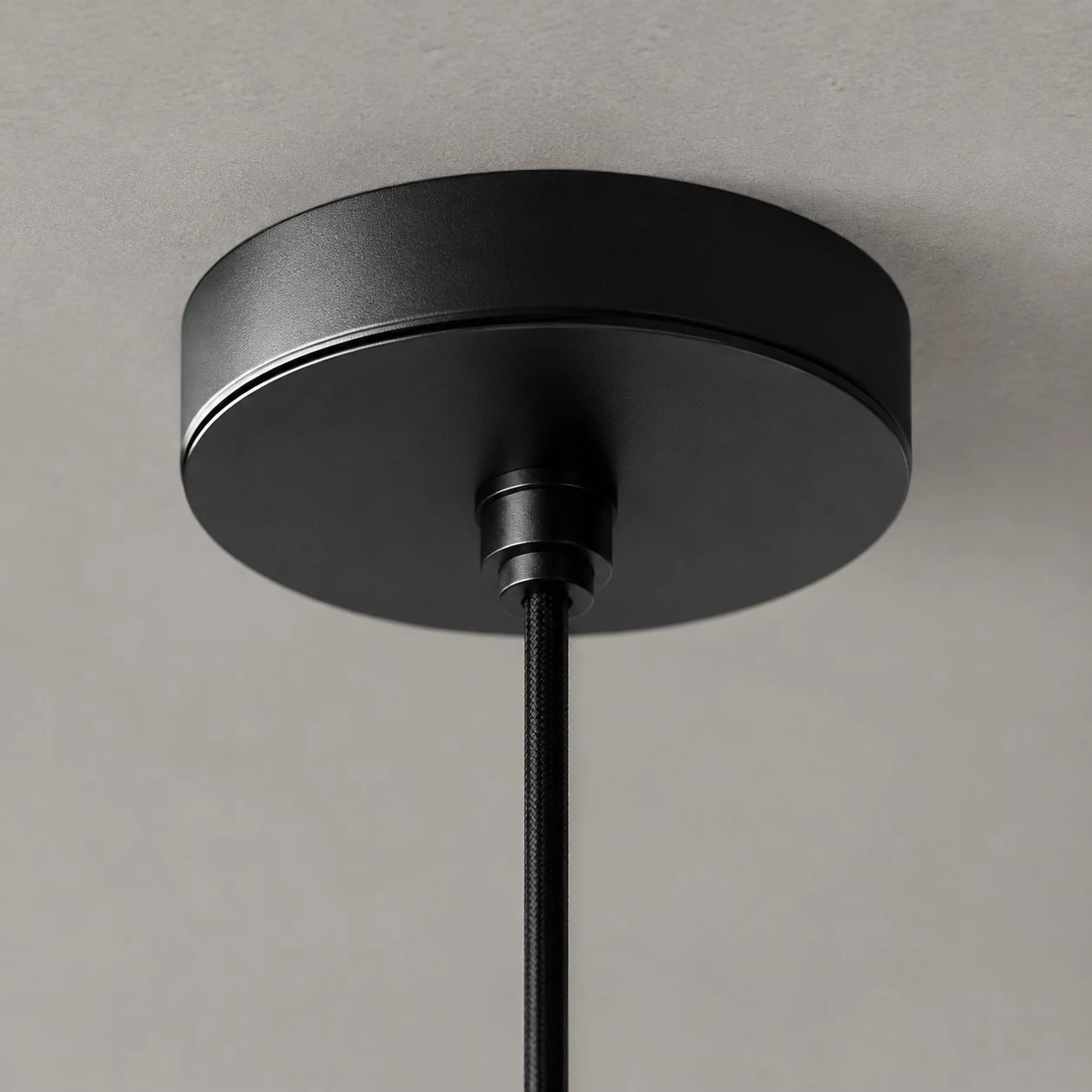 Close view of cord and canopy