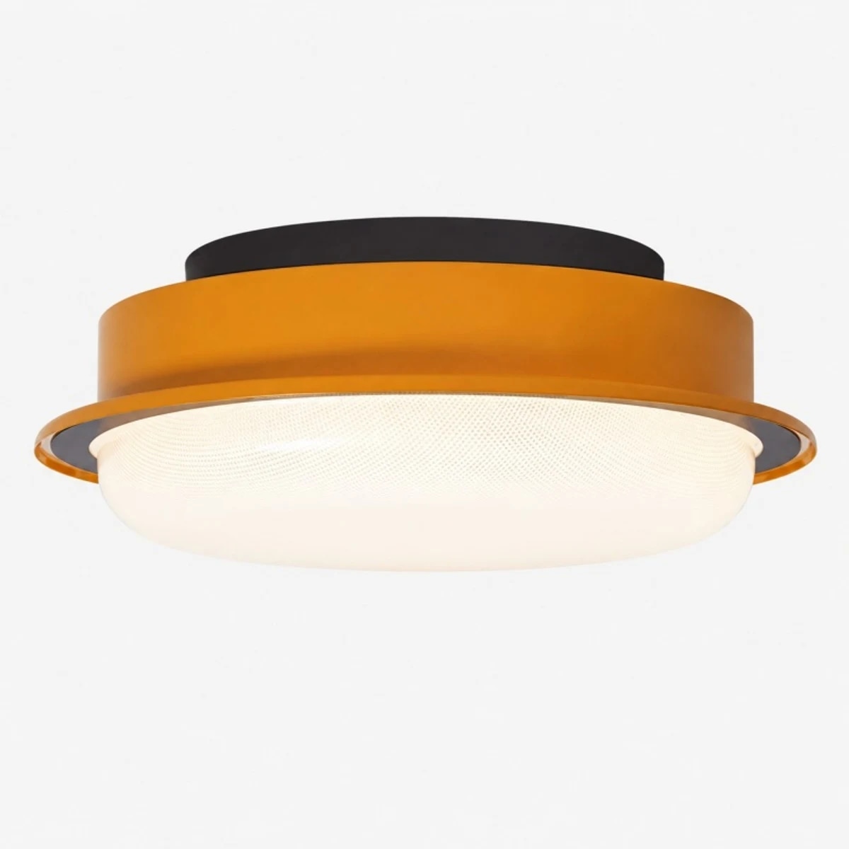 Plafoniera color giallo ambra da 35 cm (13,8 pollici) SKU immagine