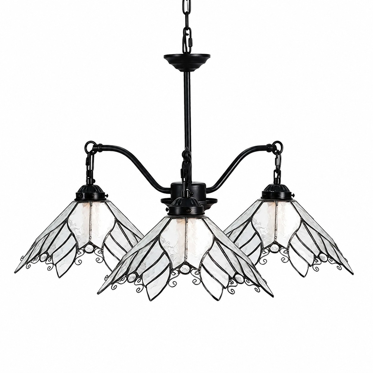 Transparent chandelier