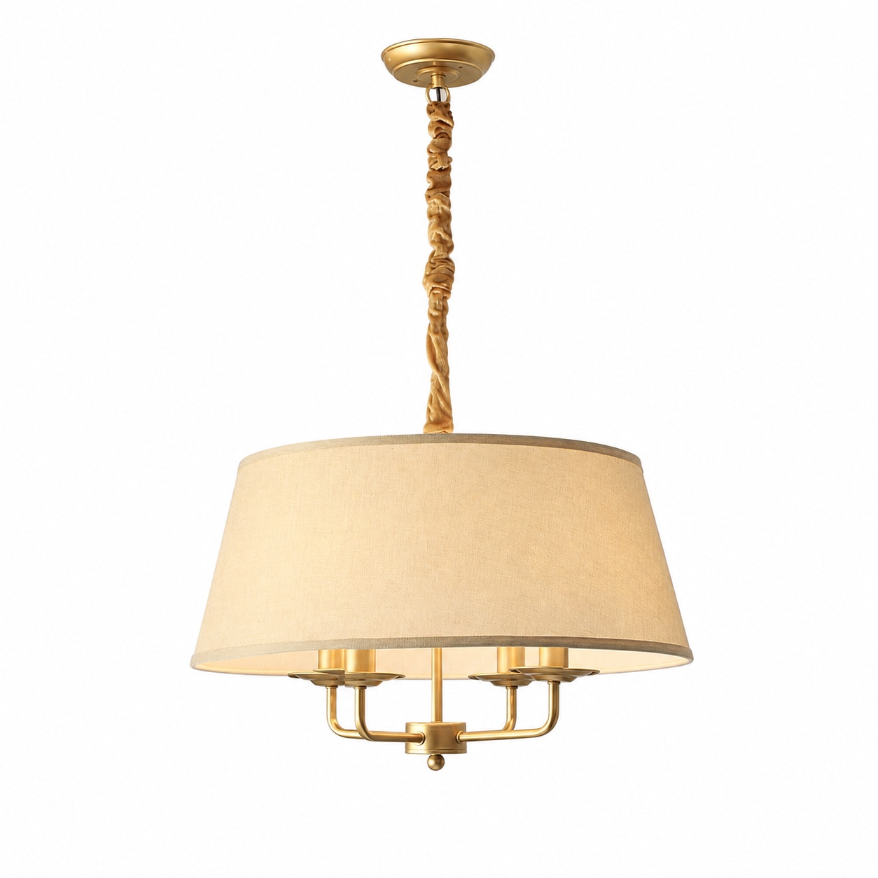 Teinte Tela Beige avec finition laiton