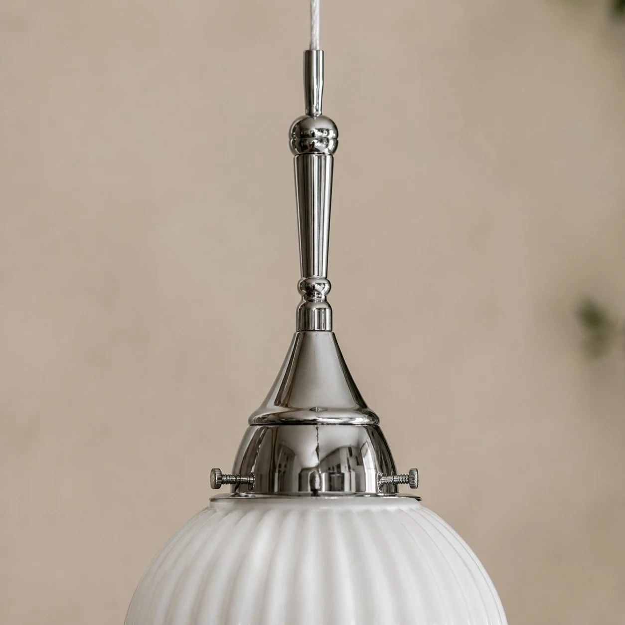 Polished metal cap and stem