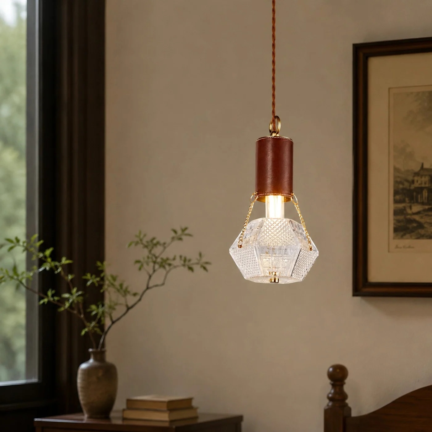 Prismatic pendant room mood scene 1