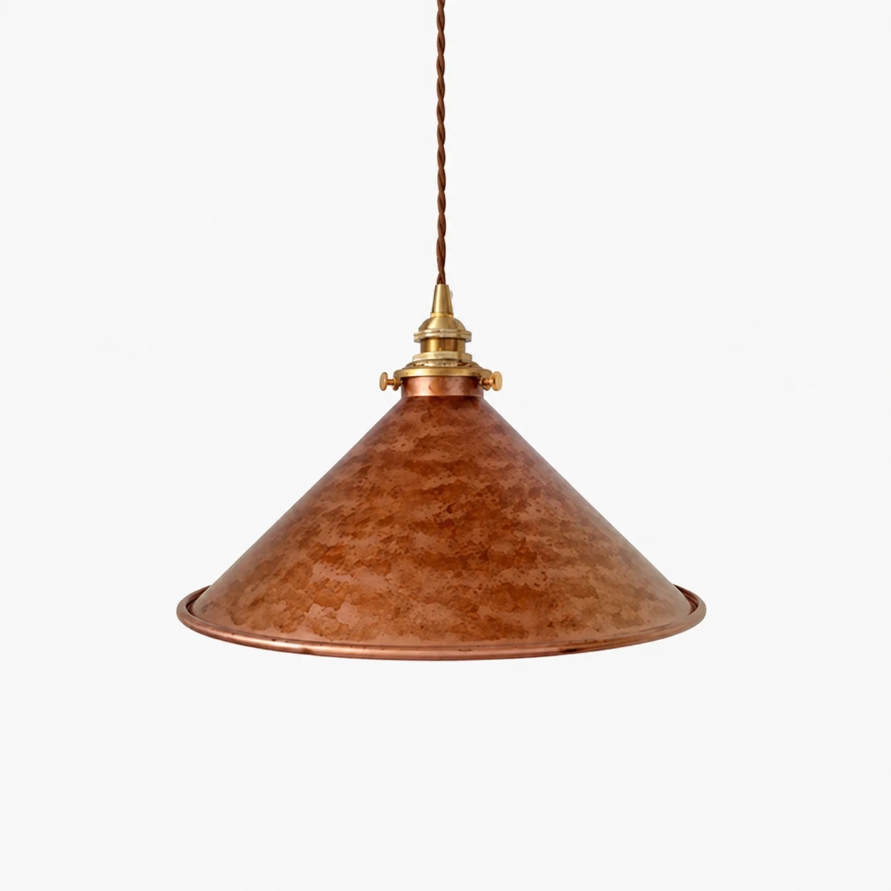 Rust Copper Cone pendant lamp