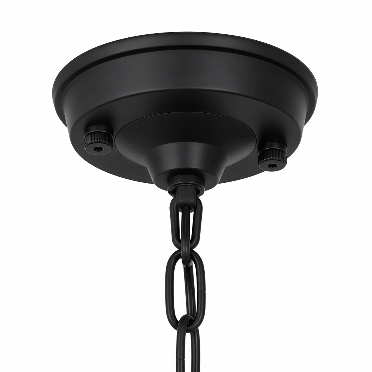 Black canopy and chain detail