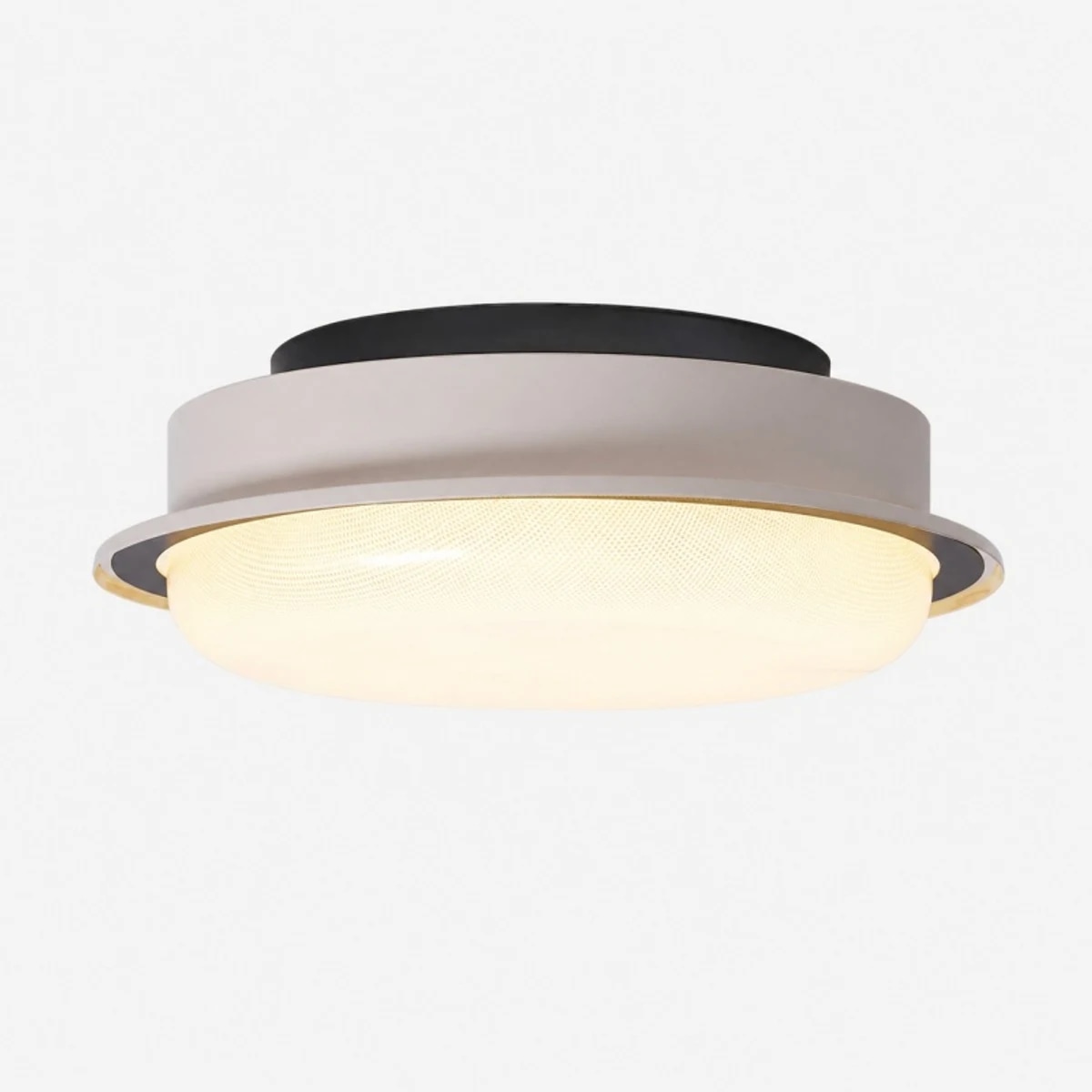 Plafoniera bianco latte da 35 cm (13,8 pollici) SKU immagine
