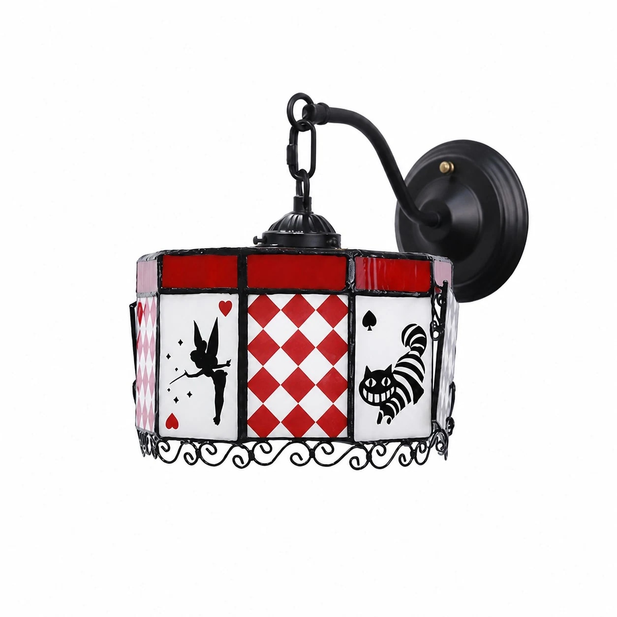 Alice Storybook Glass Wall Sconce SKU view