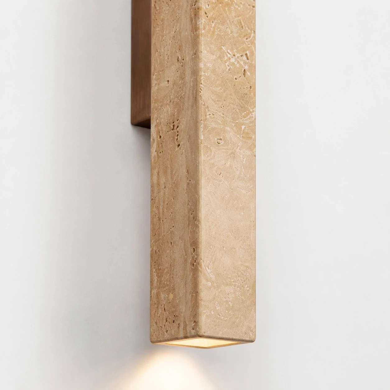 Installed lower wall wash detail