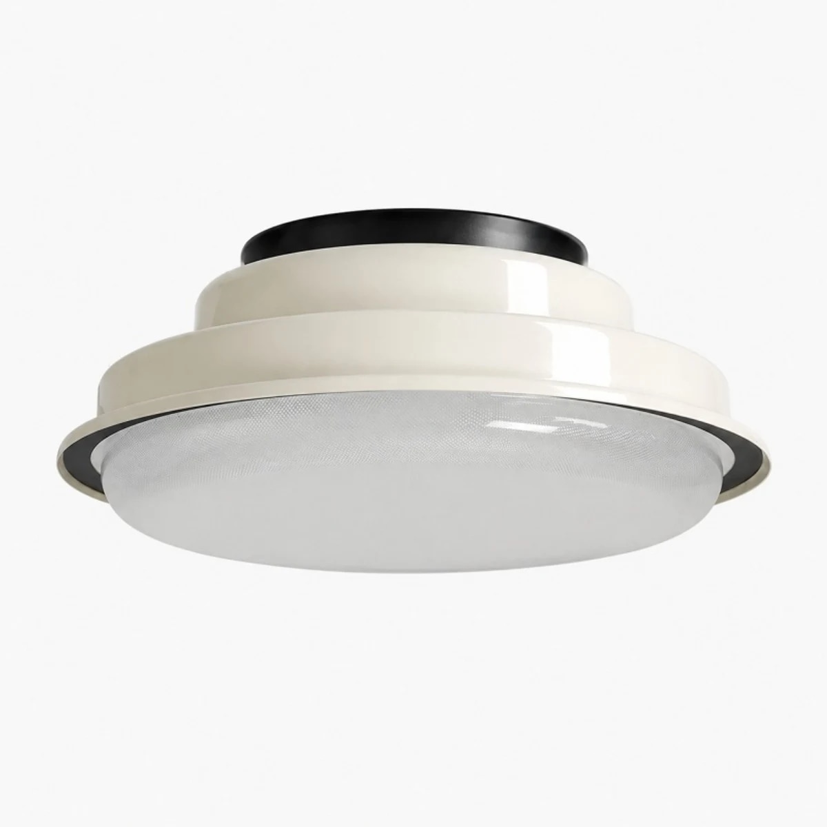 Plafoniera bianco latte da 45 cm (17,7 pollici) SKU immagine