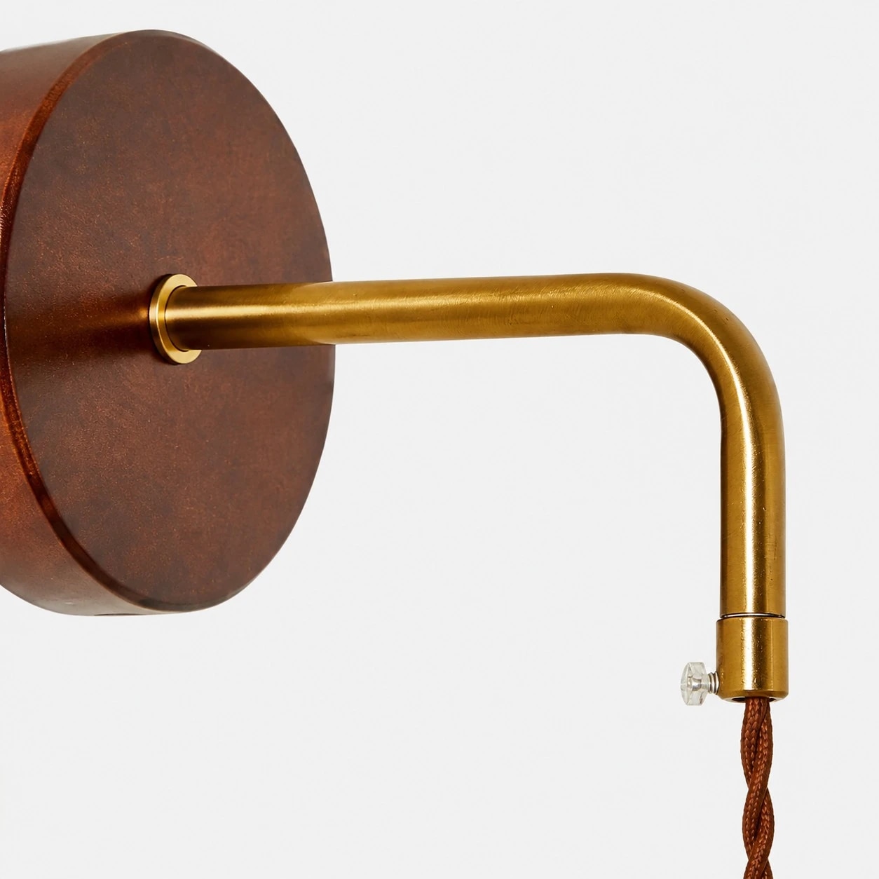 Wood and brass structure