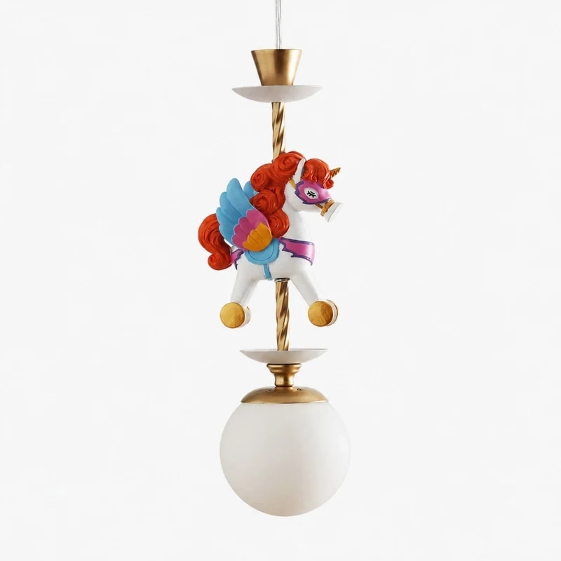 Shera - 3 Lights unicorn chandelier SKU image