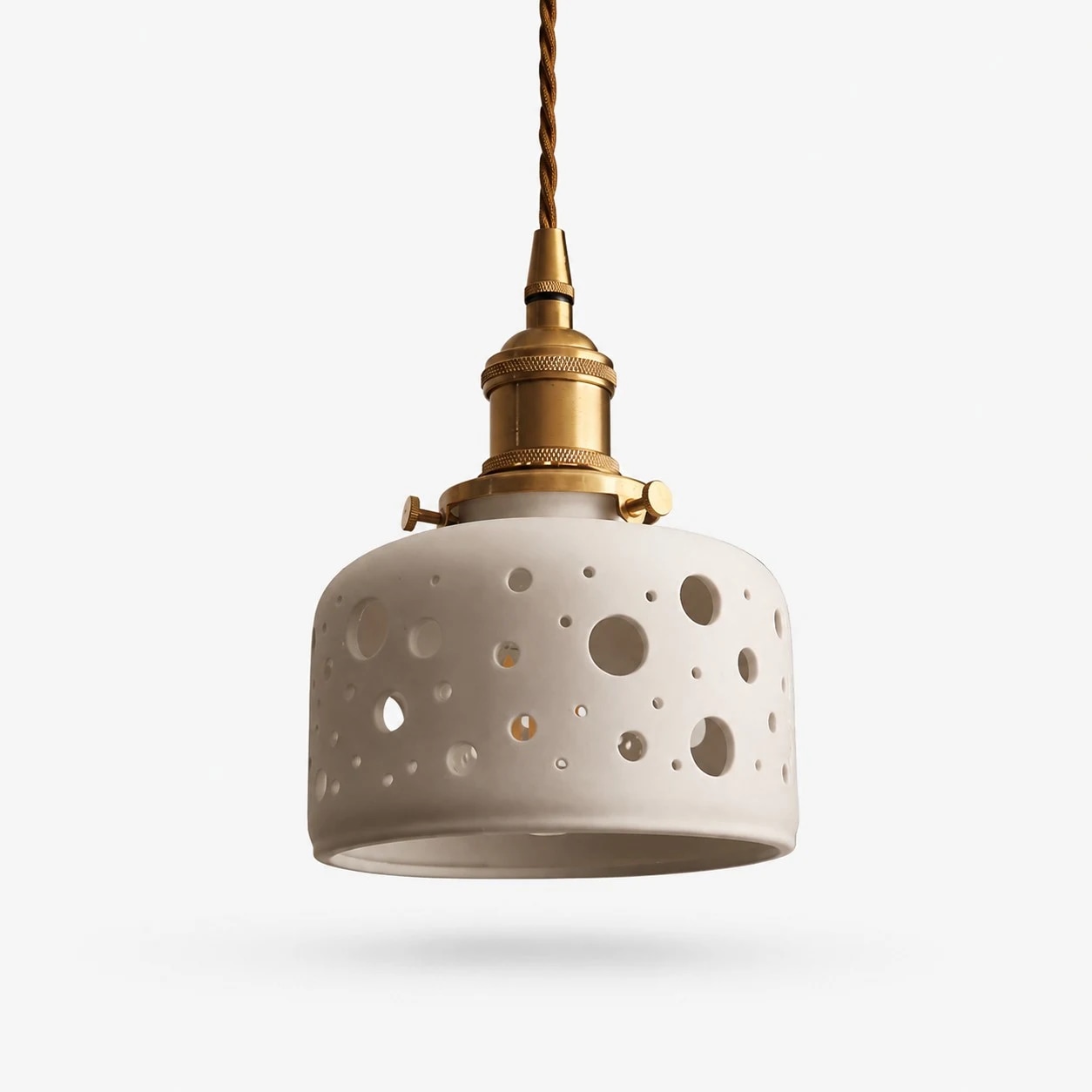 B Round Hole Pendant