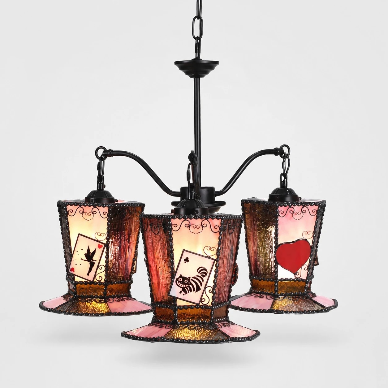 Three-Light / Pink Purple / Fairy Motif