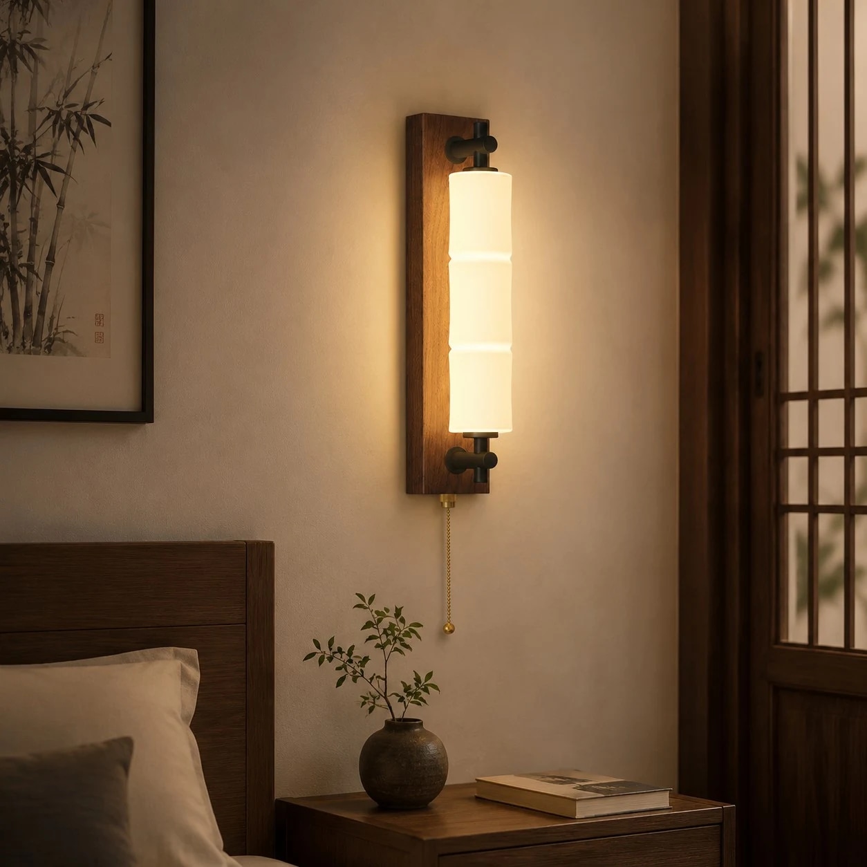 Bedside lighting scene