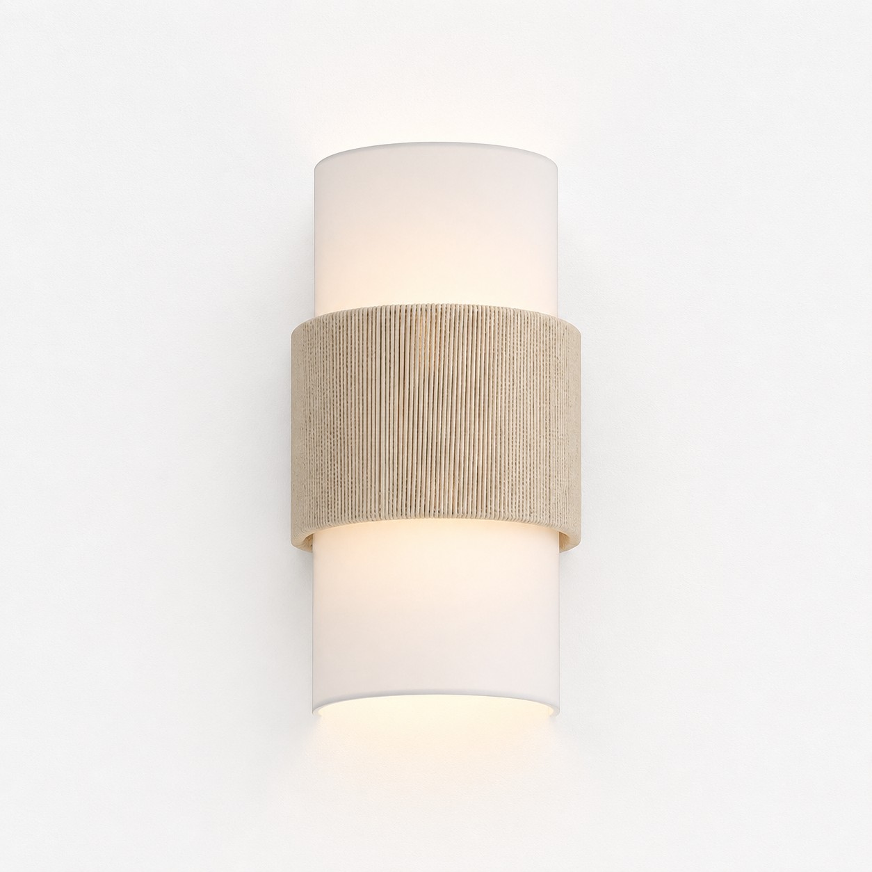 Yanery linen cylindrical wall light product view