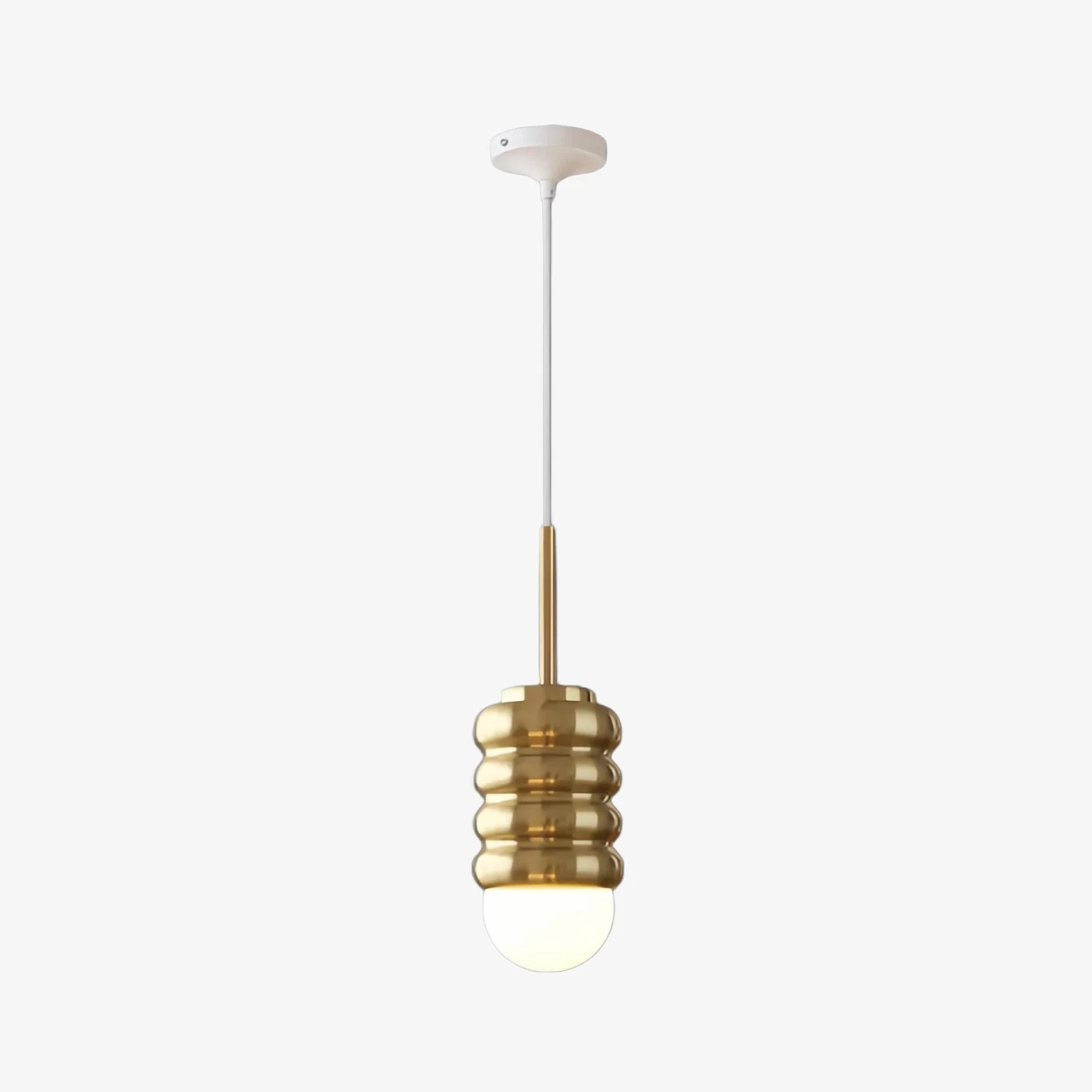 Brass + Brass pendant