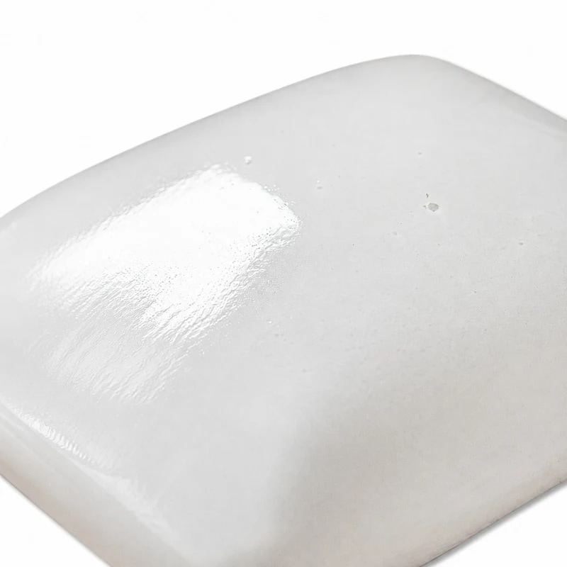 Glossy ceramic surface detail