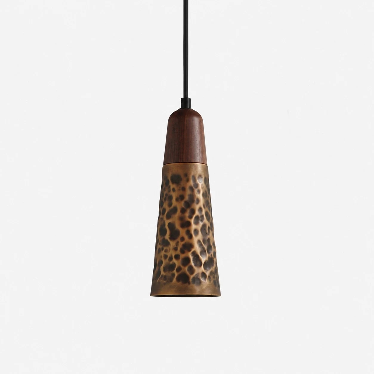 Style A Pendant hammered copper pendant