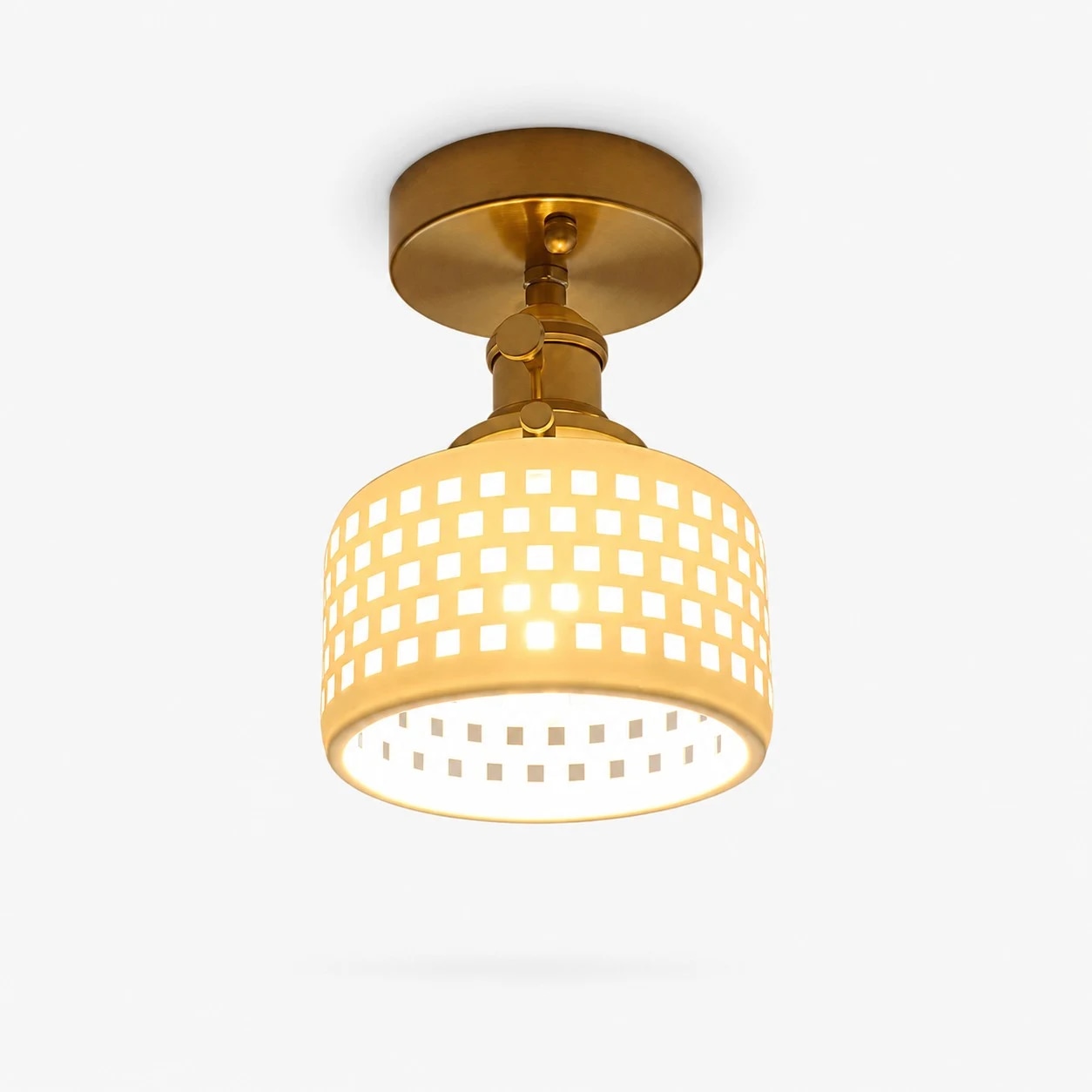 B Square Grid Flush Mount