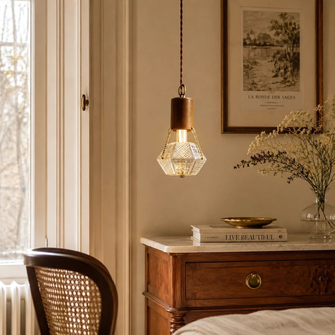 Prismatic pendant room mood scene 4