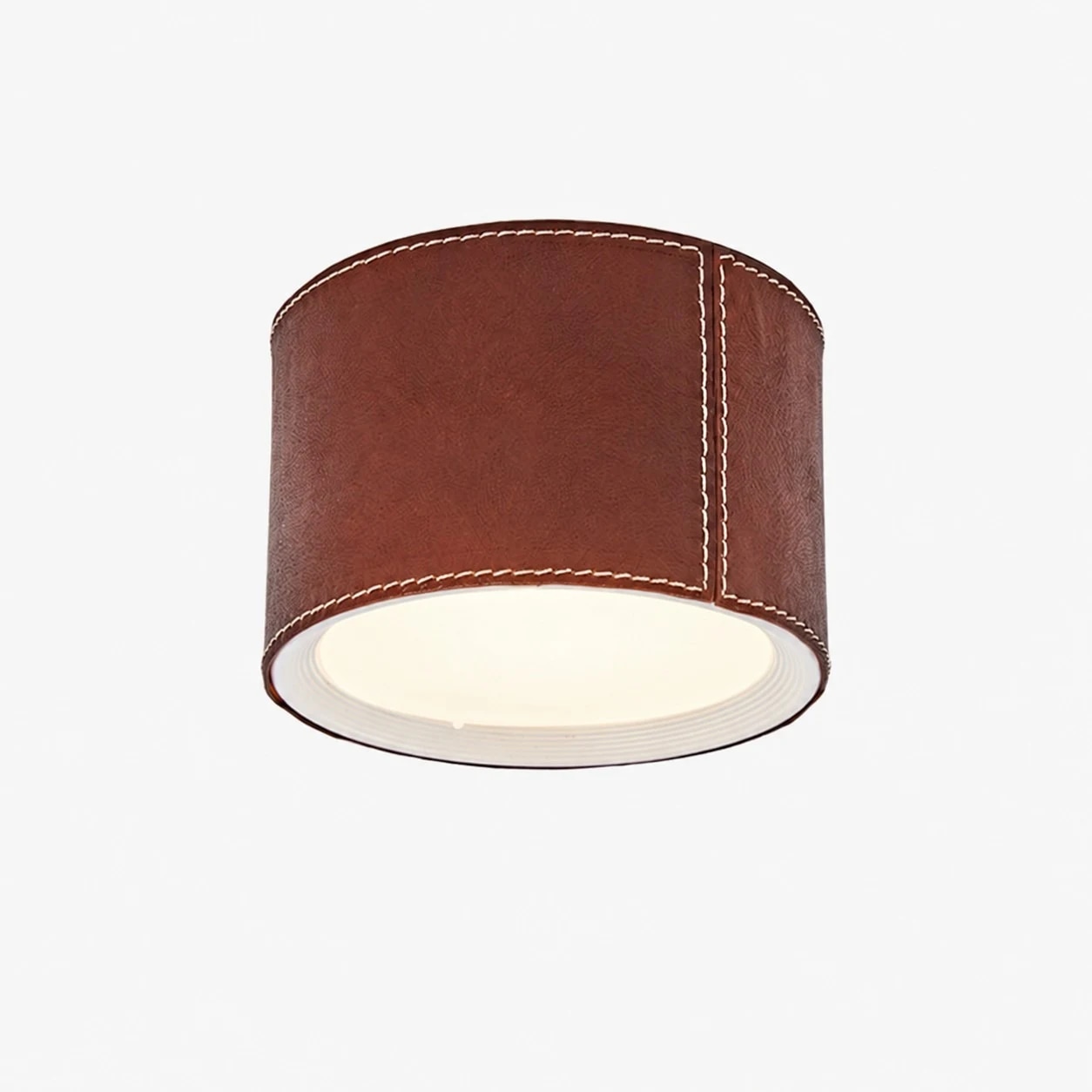 Burgundy warm light ceiling fixture