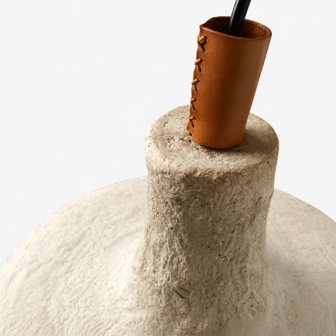 Off-White Rice Paper Pendant Lamp