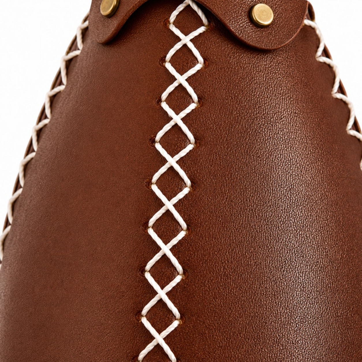 Leather Texture, Hand-Stitched Character
