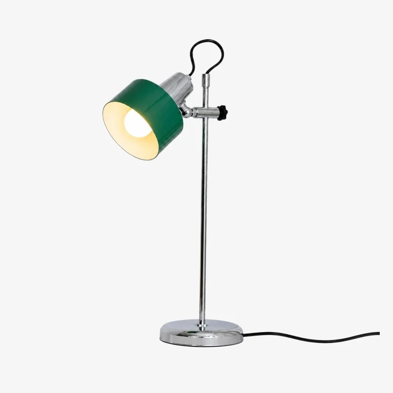 Vintage grüne Tischlampe
