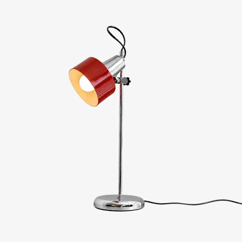 Retro-Tischlampe in Rot