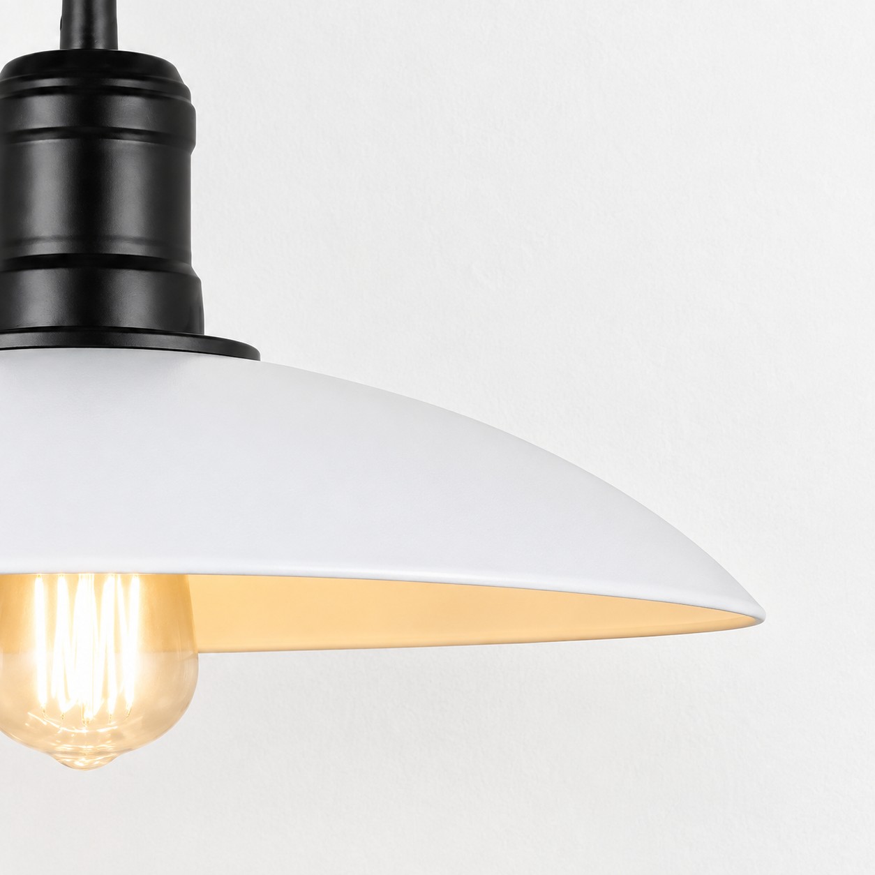 Wide shade spreads a warm, inviting glow