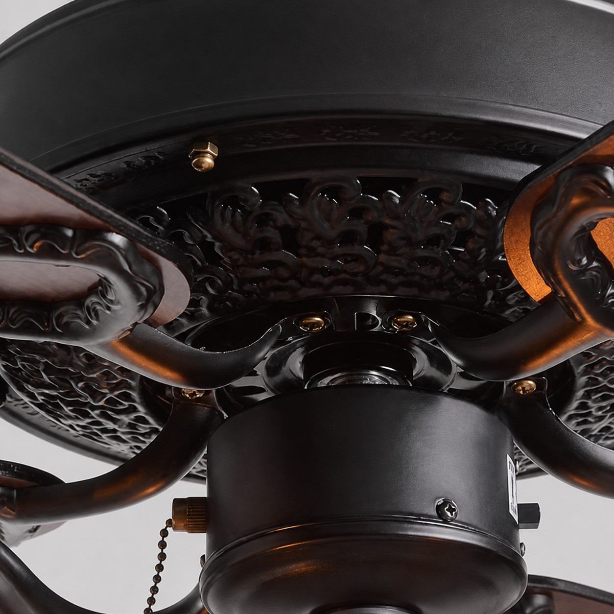Ornate metalwork brings a luxe vintage touch