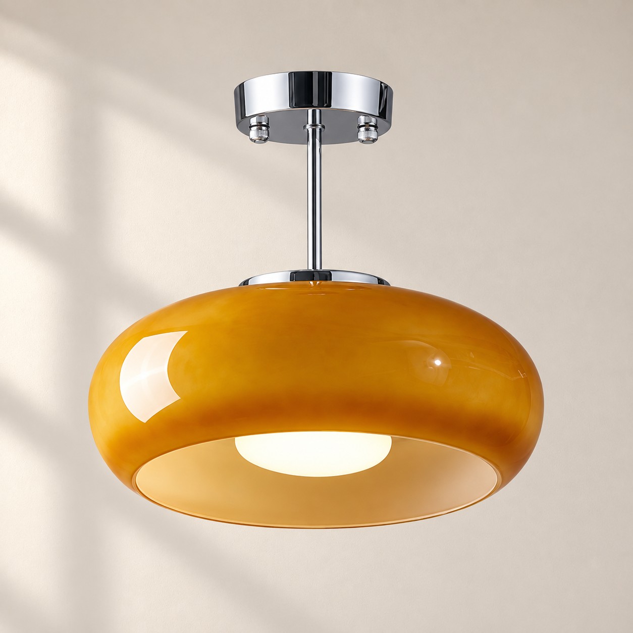 Bauvia Acabado Cromo + Naranja, 28 cm / 11″ · Estilo A
