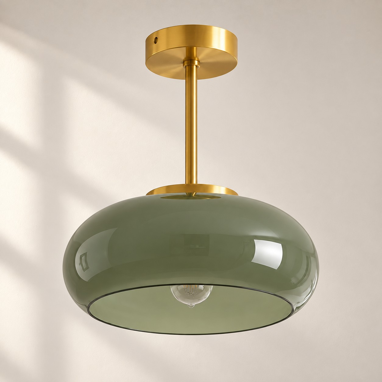 Bauvia Latón + Acabado verde, 28 cm / 11″ · Estilo A