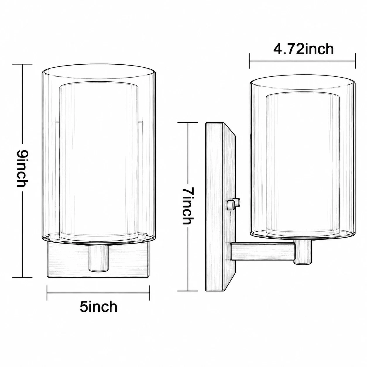 Dessin dimensionnel de l'applique murale" loading="lazy" src="http://40005a6b25.yunchenshop.store/media/product/292/image/2026/10/07/96af0621ed5ffdbfc9b979d89050d60b.webp