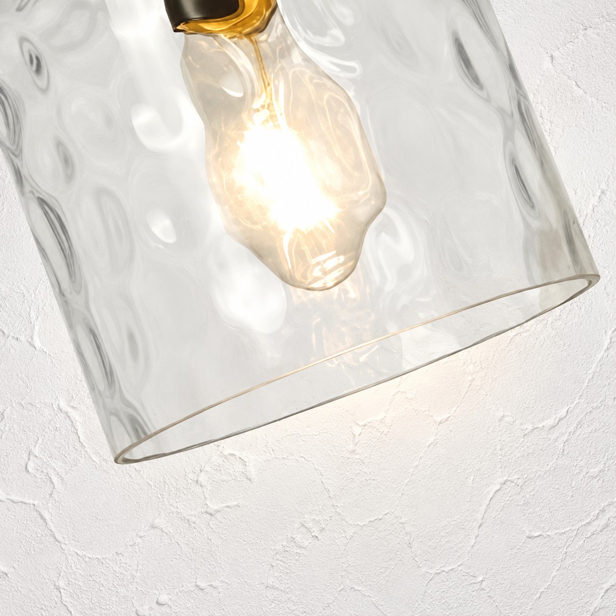 Detail der Glasschirmkante