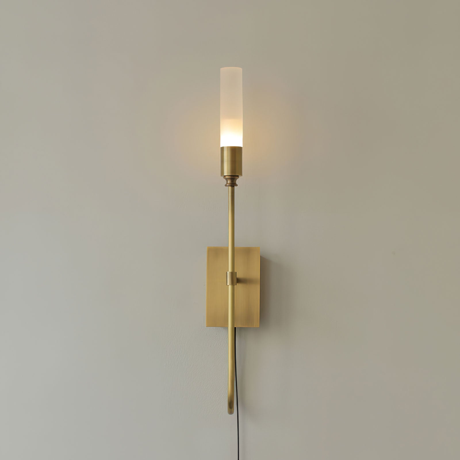 Double Arrow Acrylic Plug-In Wall Light SKU product view