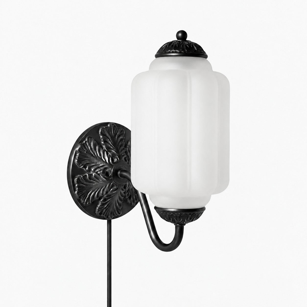 Frosted Glass Black 1 Head B