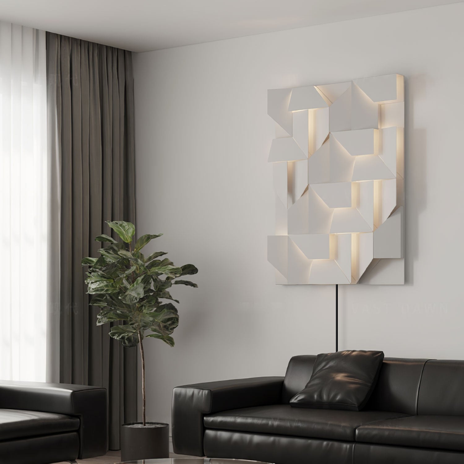 Shadows Grand Diffused LED Plug-In Wall Light product view