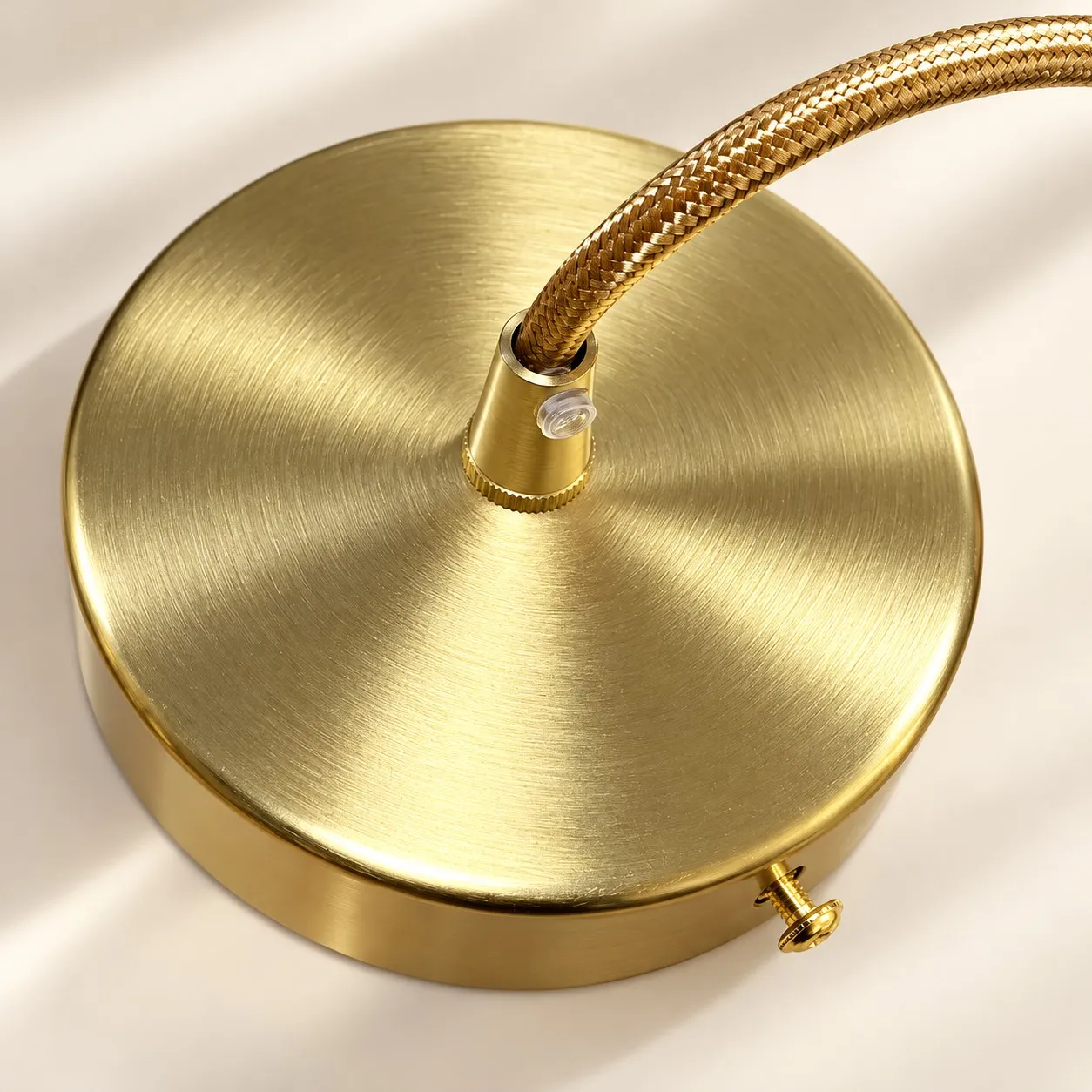 Textured Glass Pendant Light in Detail
