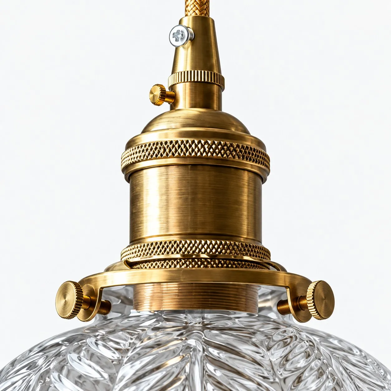 Glass Ball Pendant Lamp in Detail