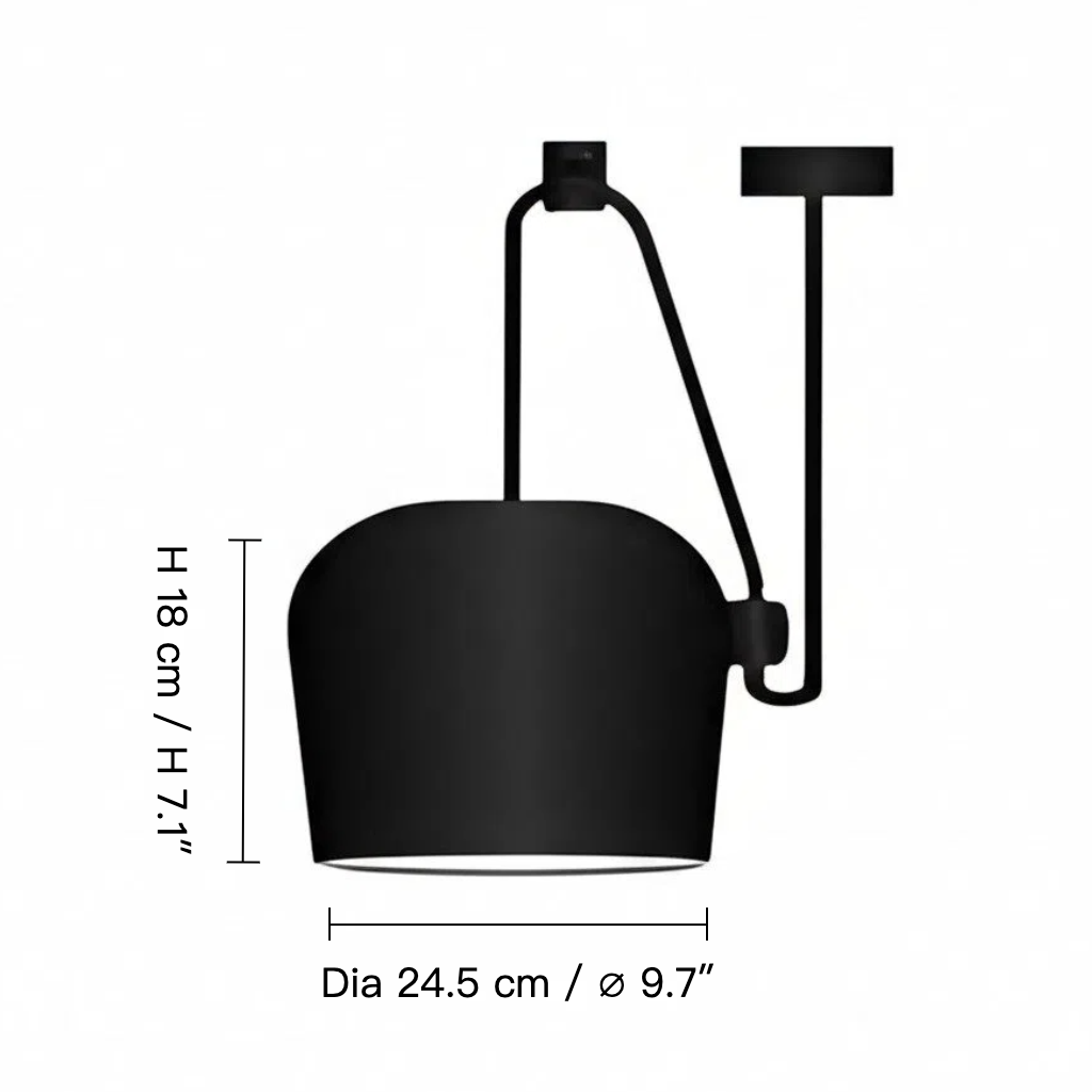Axiomorna pendant lamp Size 2 dimensions