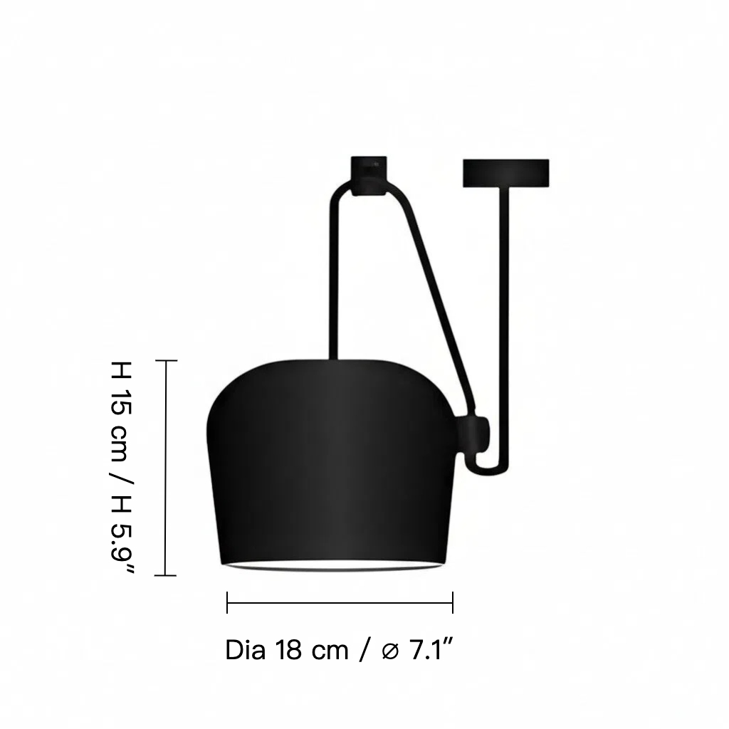 Axiomorna pendant lamp Size 1 dimensions