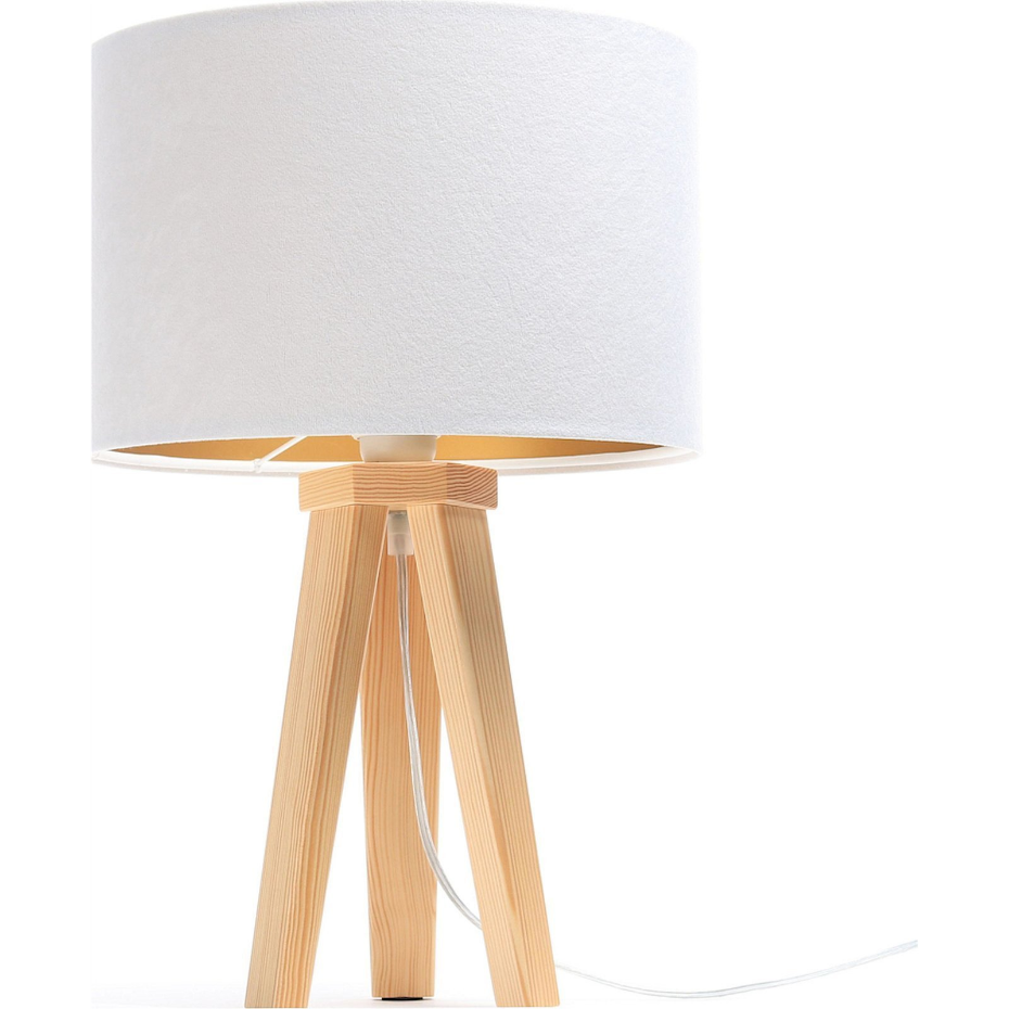 Lampe de chevet en bois Glamour