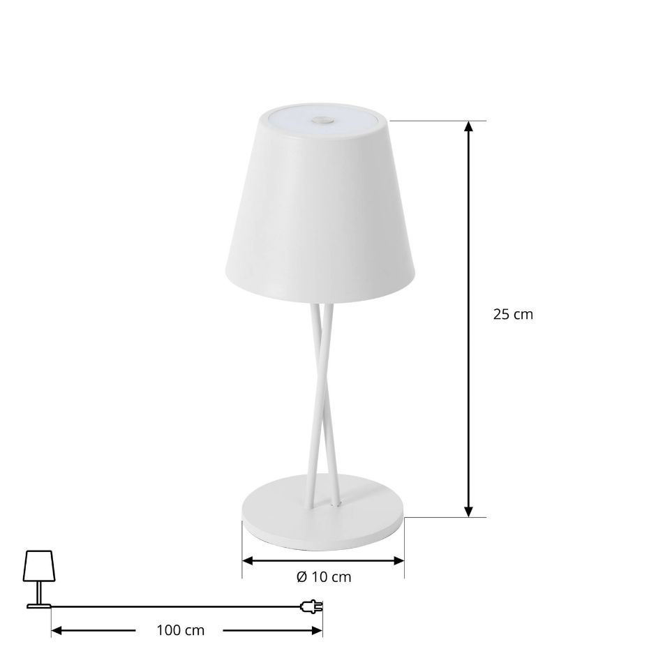 Luminaire de terrasse en métal moderneLED