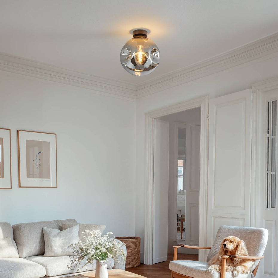Plafonnier en verre design, Valentina