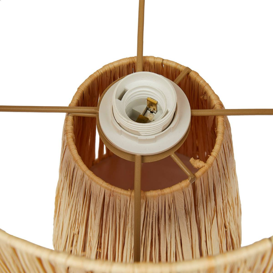 Lampe à poser raphia tressé ORANE