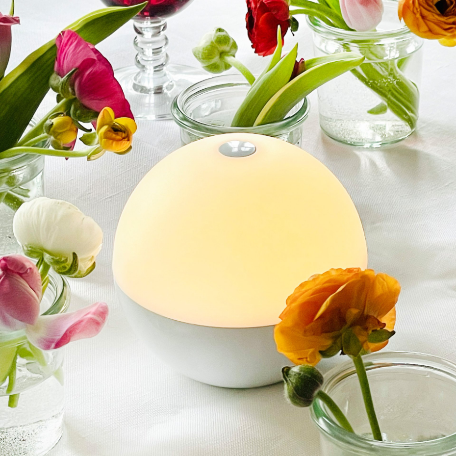 Lampe à poser boule lumineuse ALBA