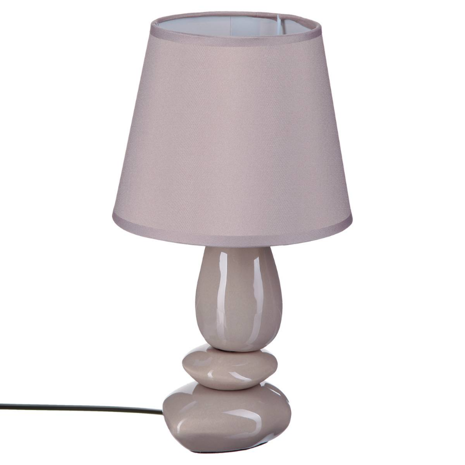 Lampe céramique galets superposés LUIS